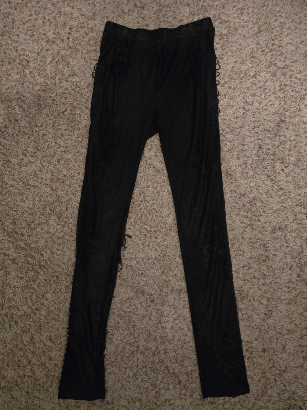 Devil Fashion Vampire Freaks Distressed Leggings - Picture 3 of 8